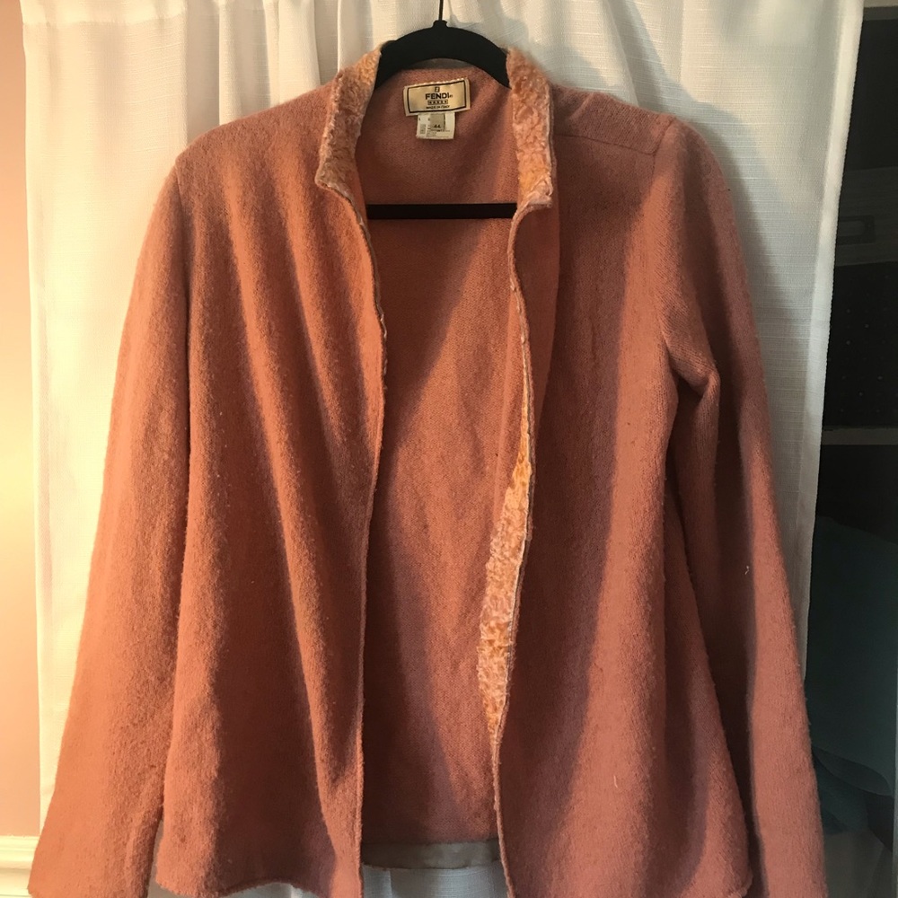 Vintage Peach Fendi Sweater